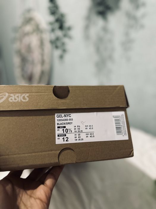 Asics Gel NYC Preto e Cinza