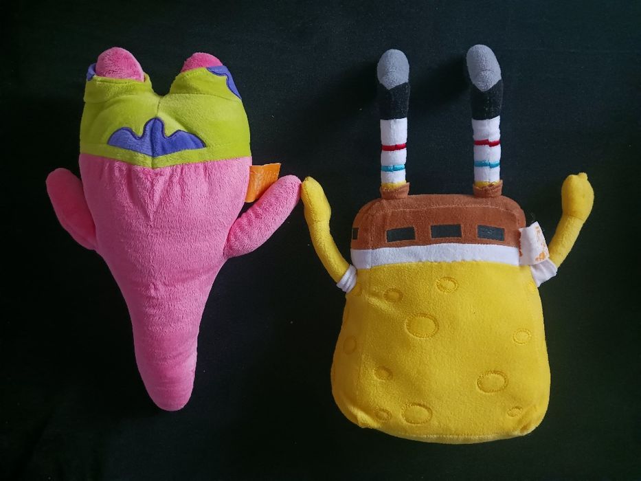 Maskotki Spongebob i Patryk / 40cm