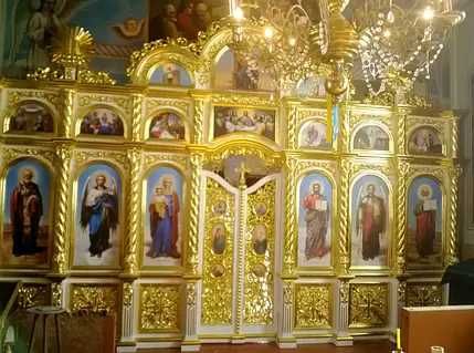 Позолота іконостасів