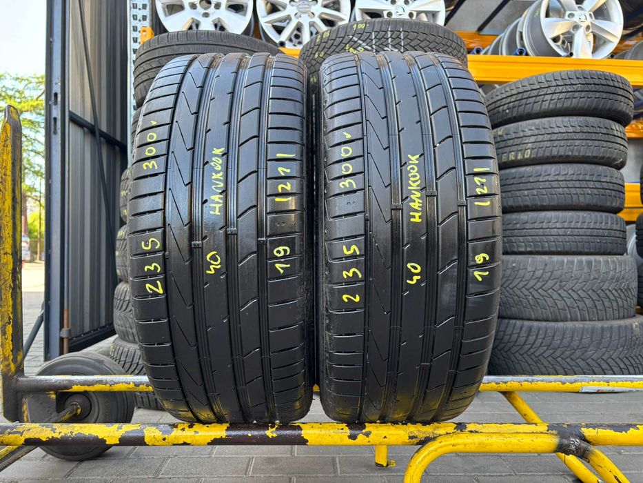 2X OPONY LETNIE 235/40R19 96Y Hankook Ventus S1 EVO2 XL RO1 R01 Audi RANT OCHRONNY 7.5MM 2021R SPRAWDZONE CAŁE!