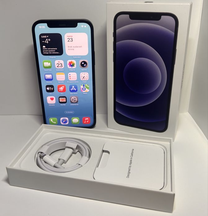  Iphone 12 | dysk 64Gb | bateria 100% | stan perfekcyjny 10/10