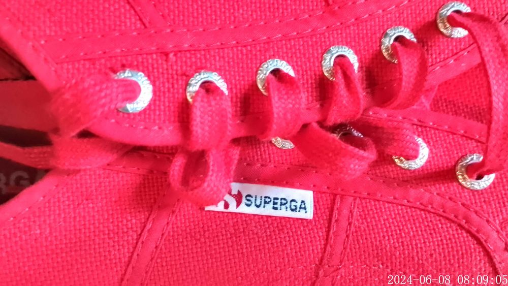 Tenisówki Superga S003J70 Czerwony rozmiar 49  wkładka  30 cm
