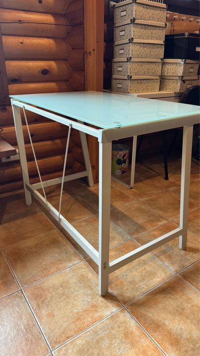 Glass and Metal Desk - Modern and Minimalist Design64551285698945120