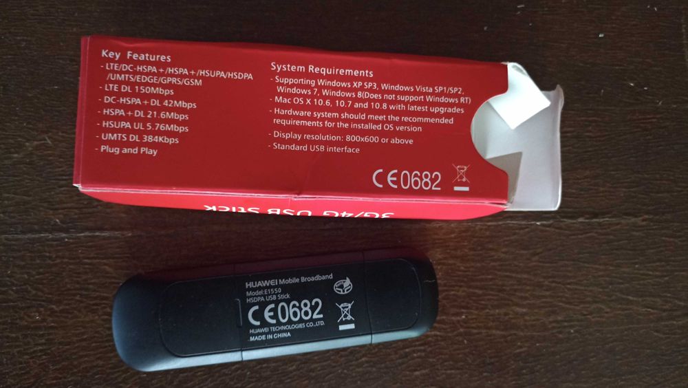 3G модем для интернета Huawei e1550 под любого оператора Unlocked