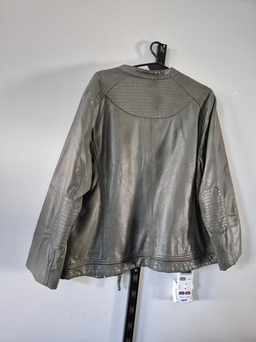 Kurtka z eko skóry S.olivier szara ramoneska