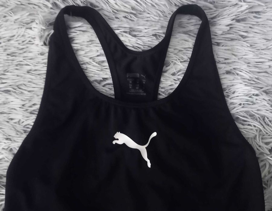 strój kąpielowy puma M czarny jednoczęściowy