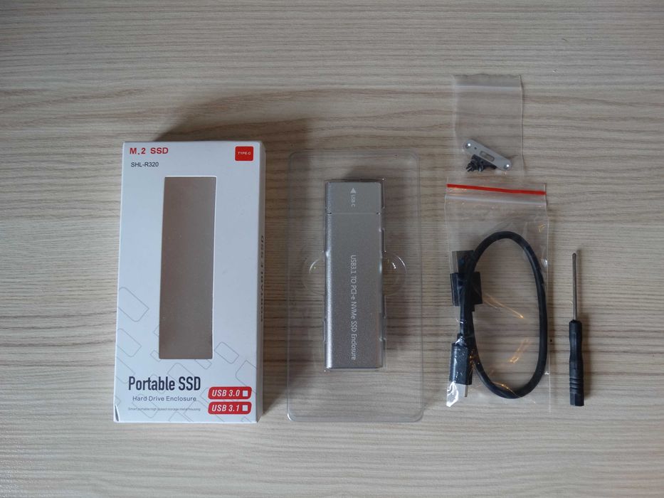 внешний карман картридер для накопителей SSD M.2 NVME  to USB