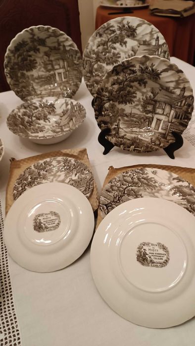 Serviço de jantar inglês "The Hunter" by Myott - 72 peças