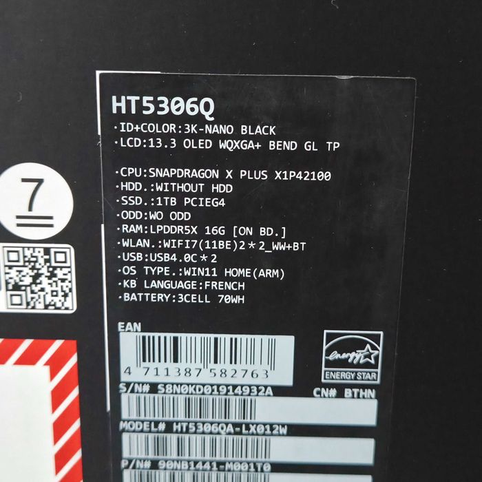 Ноутбук ASUS ProArt 13,3" OLED - Snapdragon X Plus X1P42100 - 16 GB - 1 TB