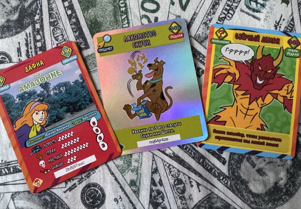 Колекційні картки «Scooby-Doo!» («Скубі-Ду!») 321 штука. 2012 рік