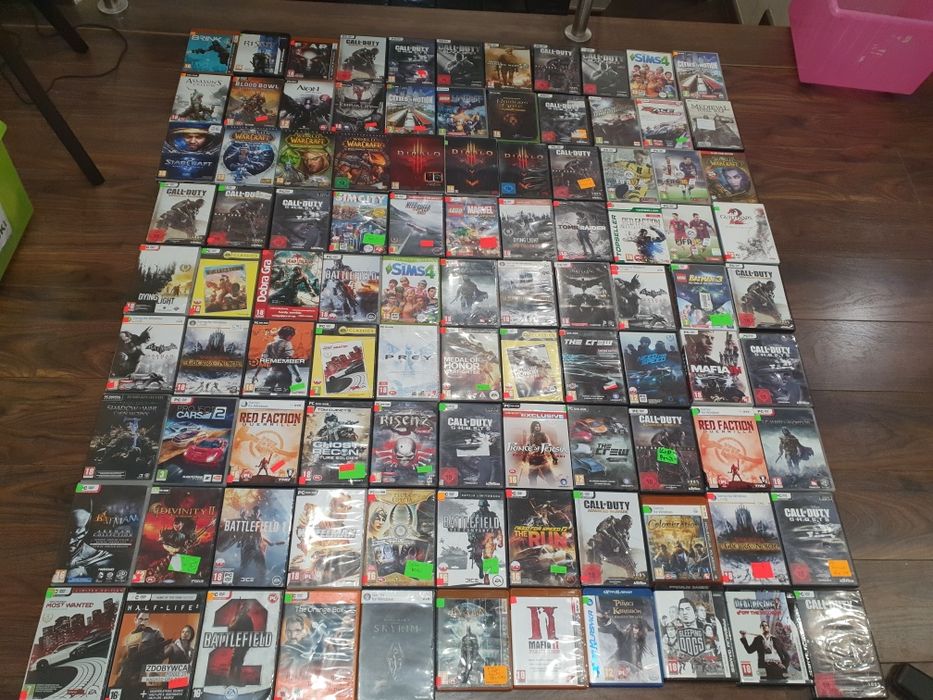 Gra gry PC unikaty 100szt dla kolekcjonera na komputer retro
