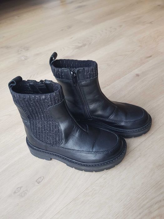 Buty zimowe kozaki 28 dziewczęce Clarks