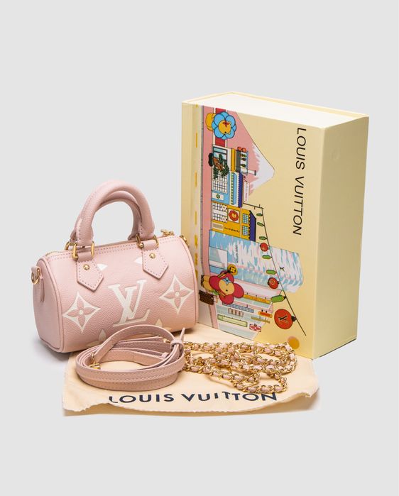 Torba Louis Vuitton speedy nano pink