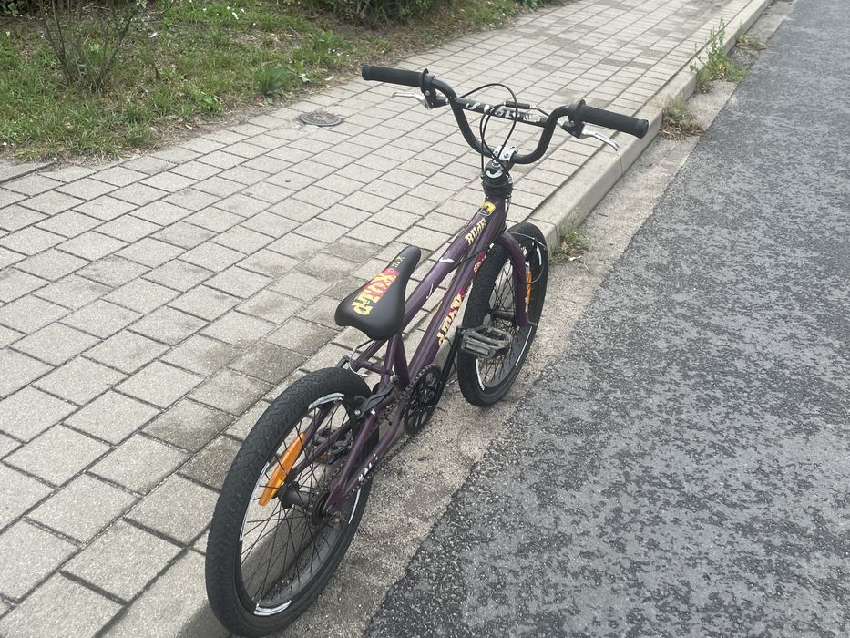 Rower BMX fiolet