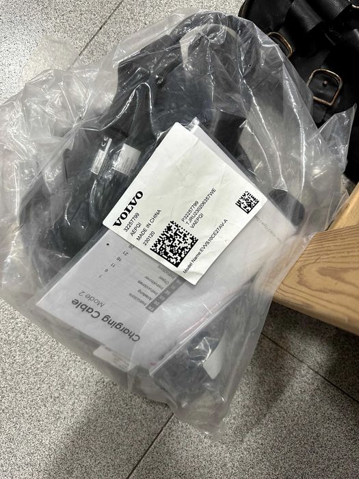 Cabo carregamento doméstico  -  Volvo original