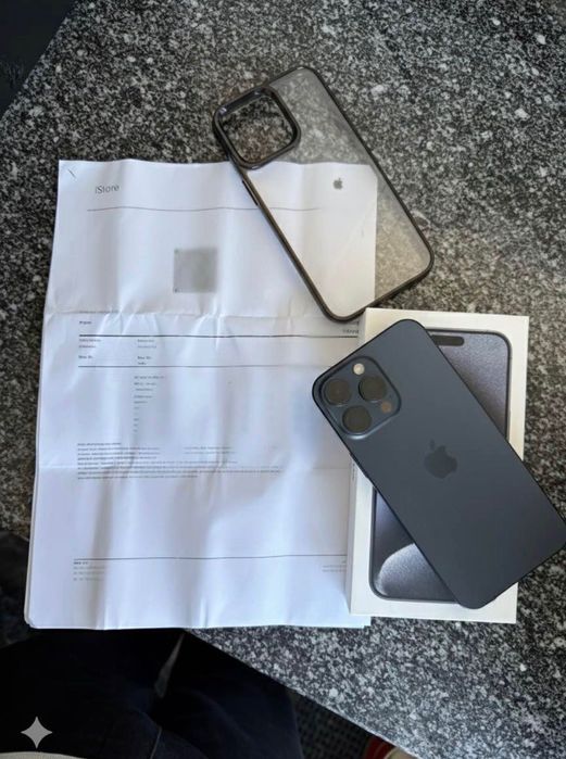 iPhone 15 Pro Max 256 GB – Titânio Azul