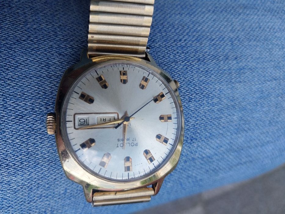 Stary zegarek mechaniczny męski poljot