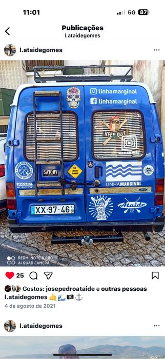 Ford transit Vendo grelha de tejadilho ,escada e bola de reboque