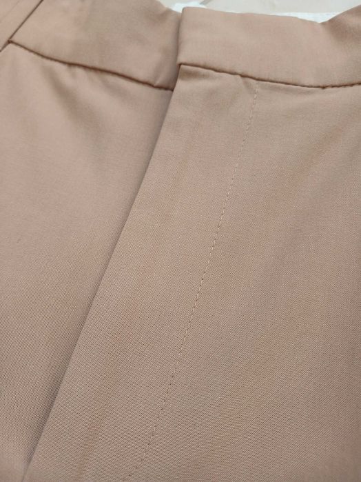 Брюки бежеві кемел zara S