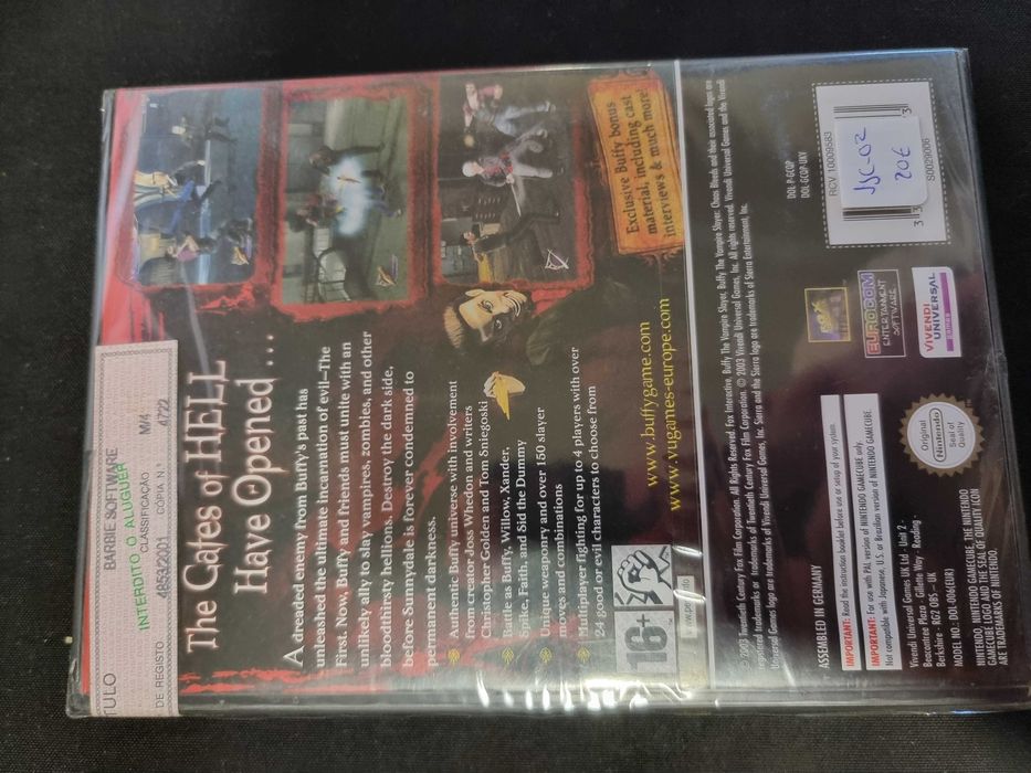 Buffy The Vampire Slayer Chaos Bleeds Novo e selado Nintendo Gamecube