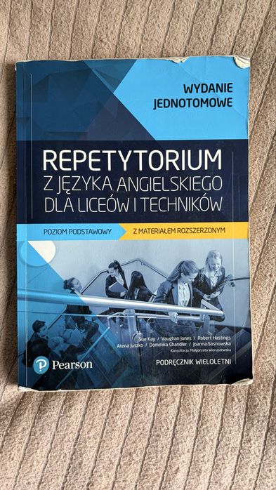 Repetytorium z jęz angielskiego poziom podstawowy+rozszerzony Pearson