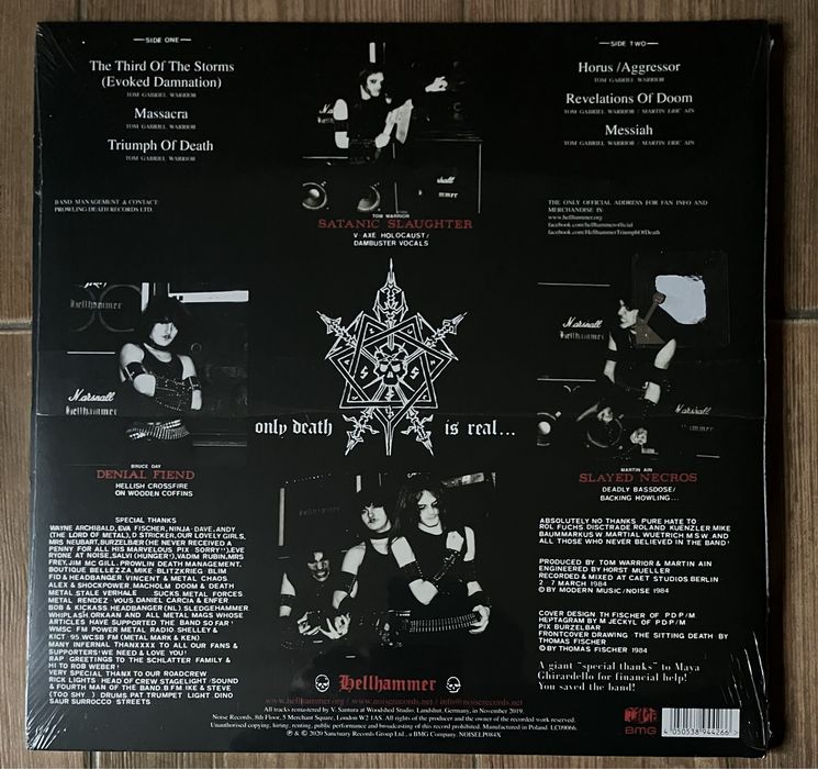 HELLHAMMER - Apocalyptic Raids LP