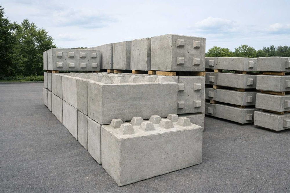 Bloki betonowe LEGO 60x60x60 mur oporowy betonowe klocki C25/30 C30/37