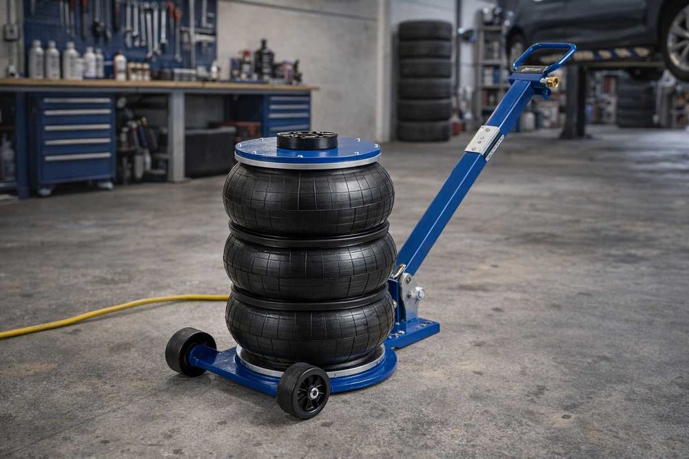 Пневматичний домкрат 3,5 Т  SKYTON пневмодомкрат для СТО