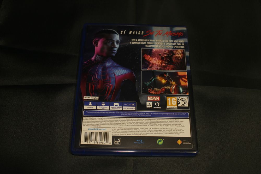 Jogo Spider Man Miles Morales PS4
