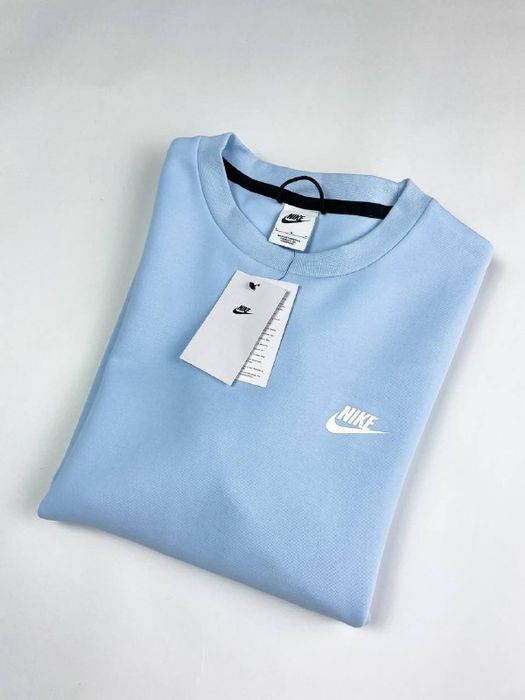 Остання! Розмір L - Світшот Nike Tech Fleece (блакитний)