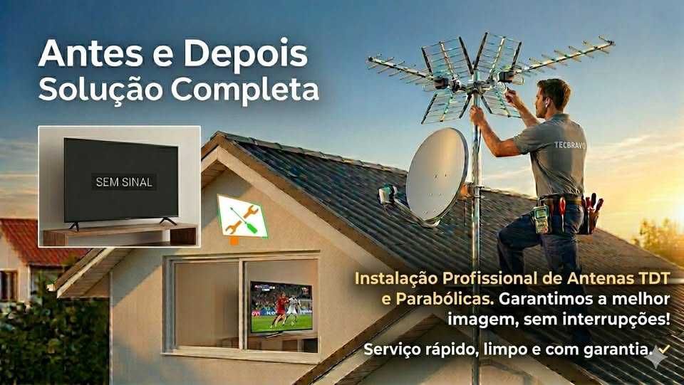 Instalador de televisão  por TDT , satélite e cabo