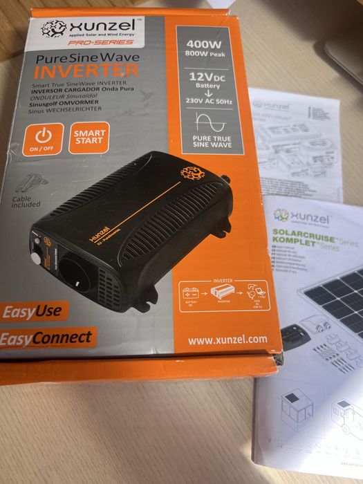 Inversor de Onda Pura Profissional Xunzel XJ-PureInverter 400W (12V)