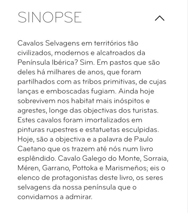 Livro Cavalos selvagens ibericos