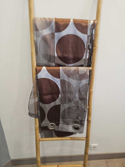 Cortinas Cinza Castanho