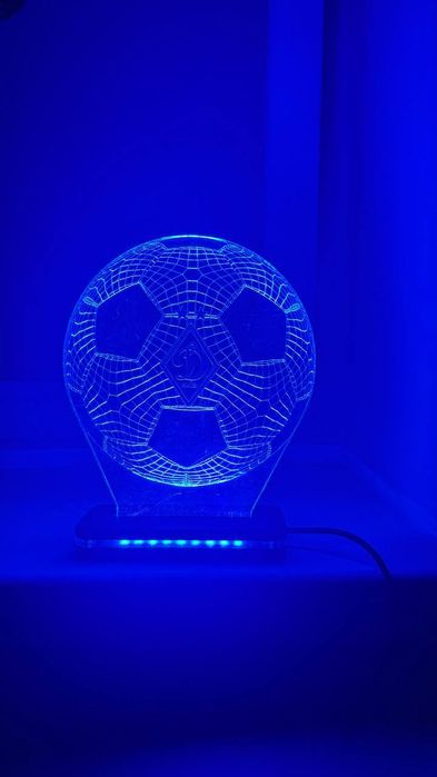 3D LED- лампа "Футбольний м'яч"