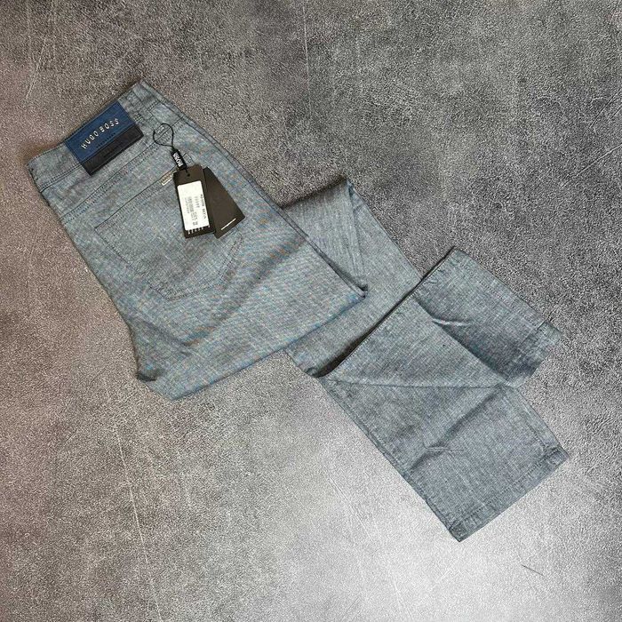 Сині чоловічі брюкі Hugo Boss