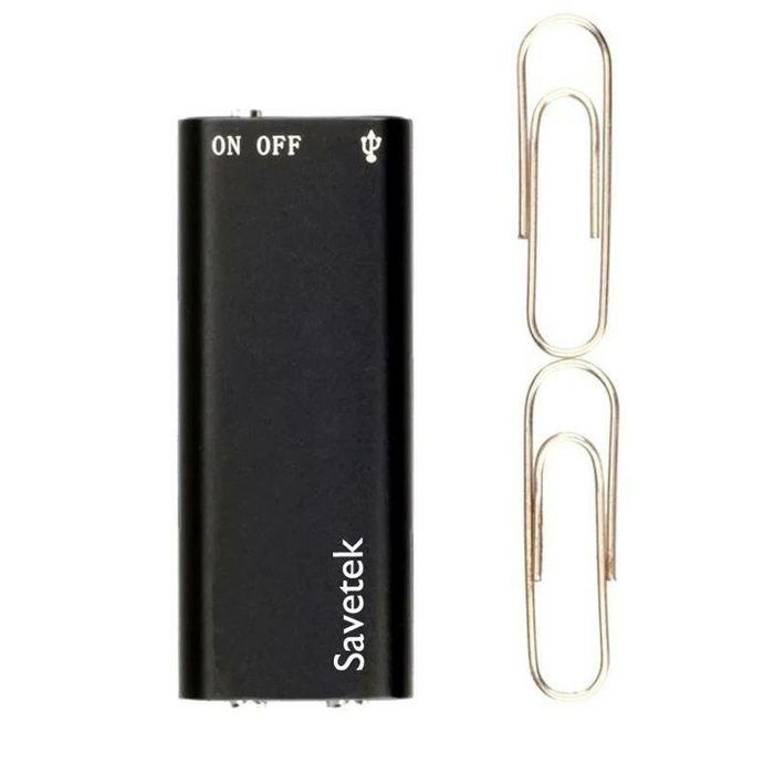 Диктофон Savetek USB, 8 Гб, цифровий диктофон MP3 плеєр