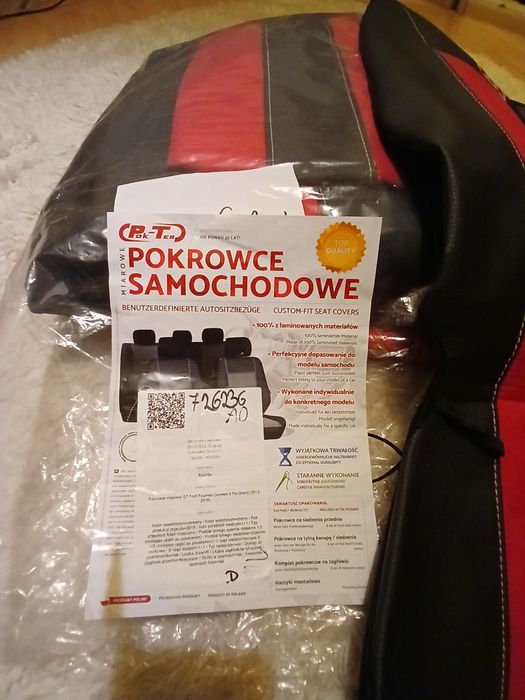 Pokrowce samochód Ford  Tourneo  Connect Grand 7osobowy