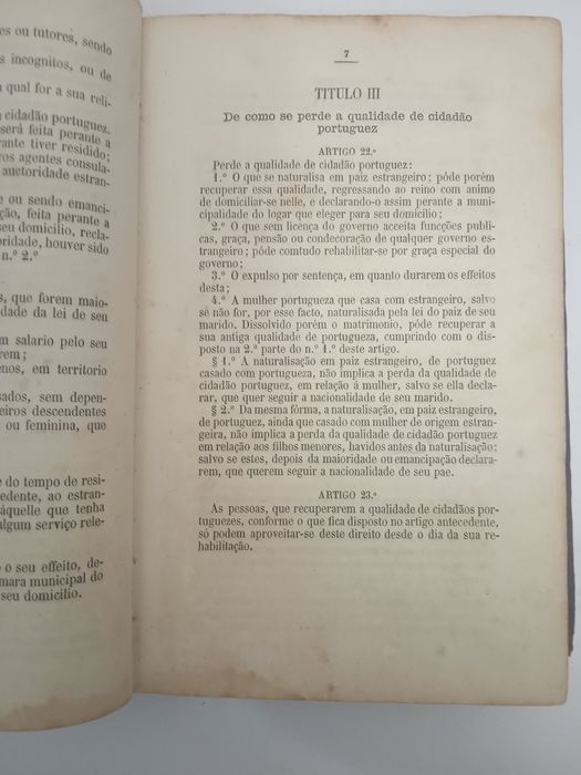 Código Civil, Seabra