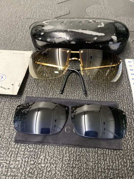 Óculos Vintage Gucci GG 2653/S com 2 Lentes + Bolsa