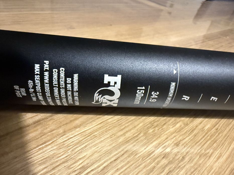 Fox transfer factory kashima 34.9 mm 150mm