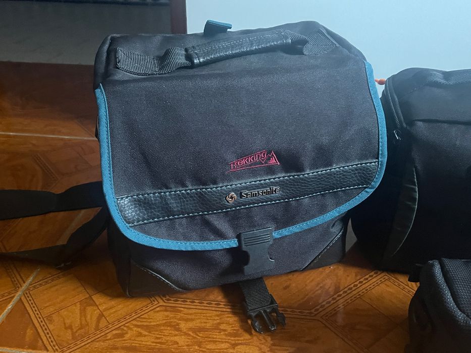 Conjunto de malas - Lowepro, Samsonite e Vanguard