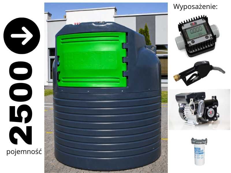 Zbiornik 2500l ECOTANK FORTIS do oleju napędowego