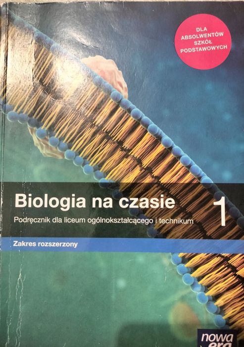 Biologia na czasie 1 zakres rozszerzony