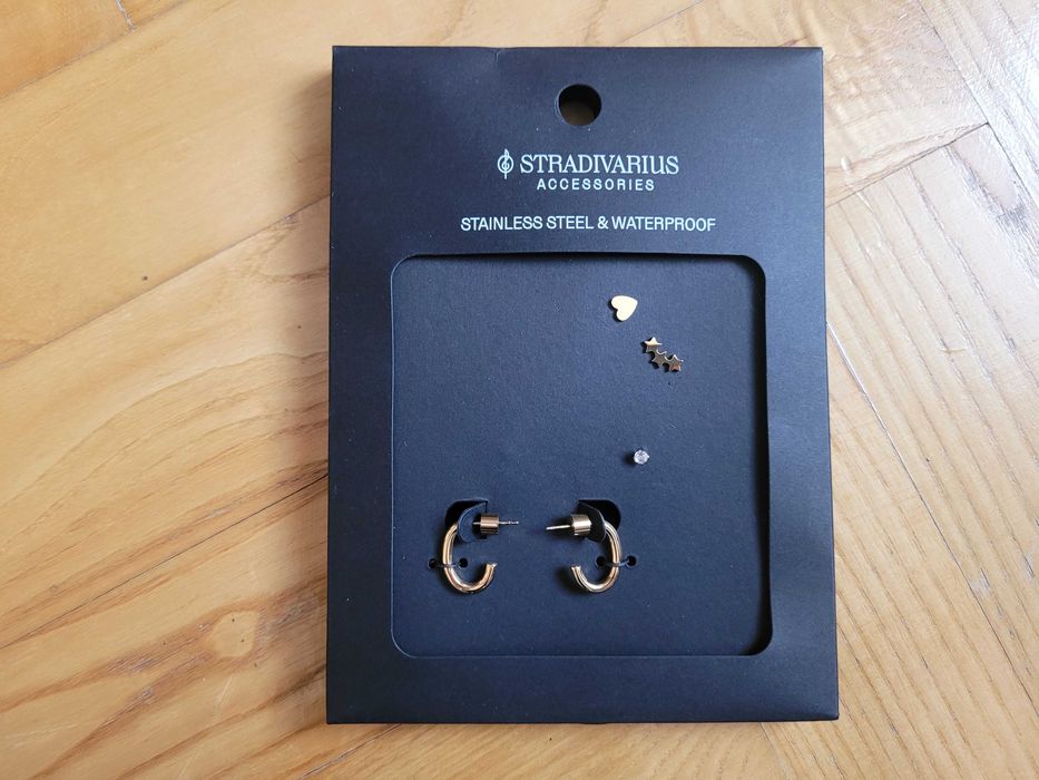 Zestaw 4 kolczyków piercing wodoodpornych Stradivarius