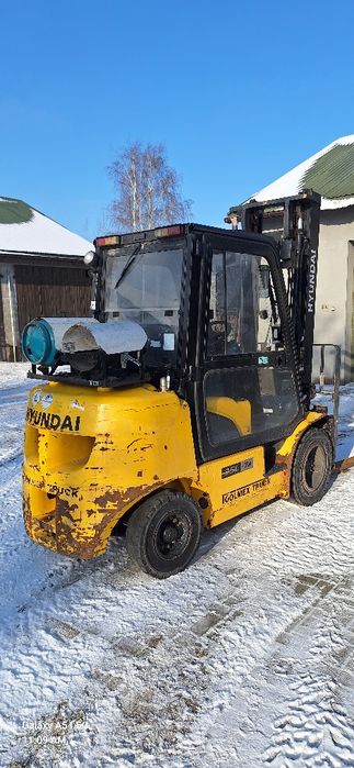 HYUNDAI 35  kabina OGRZEWANA przesuw wózek widłowy widlak toyota linde