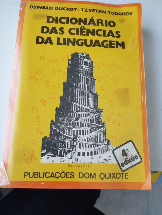 Livro "Dicionário das Ciências da Linguagem"