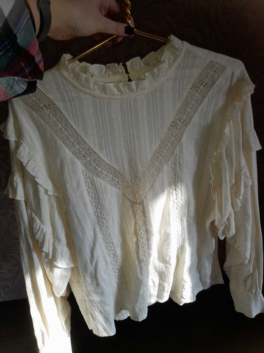 Блуза mango котонова