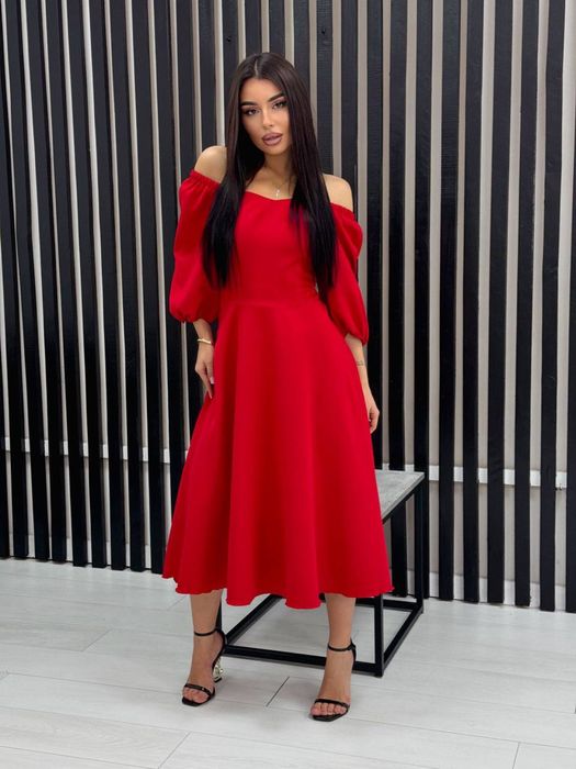 Женское платье S-XL черный,беж,розовый Жіноча сукня якісна червоний