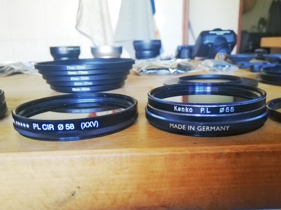 Lote acessórios material Fujifilm Canon Nikon